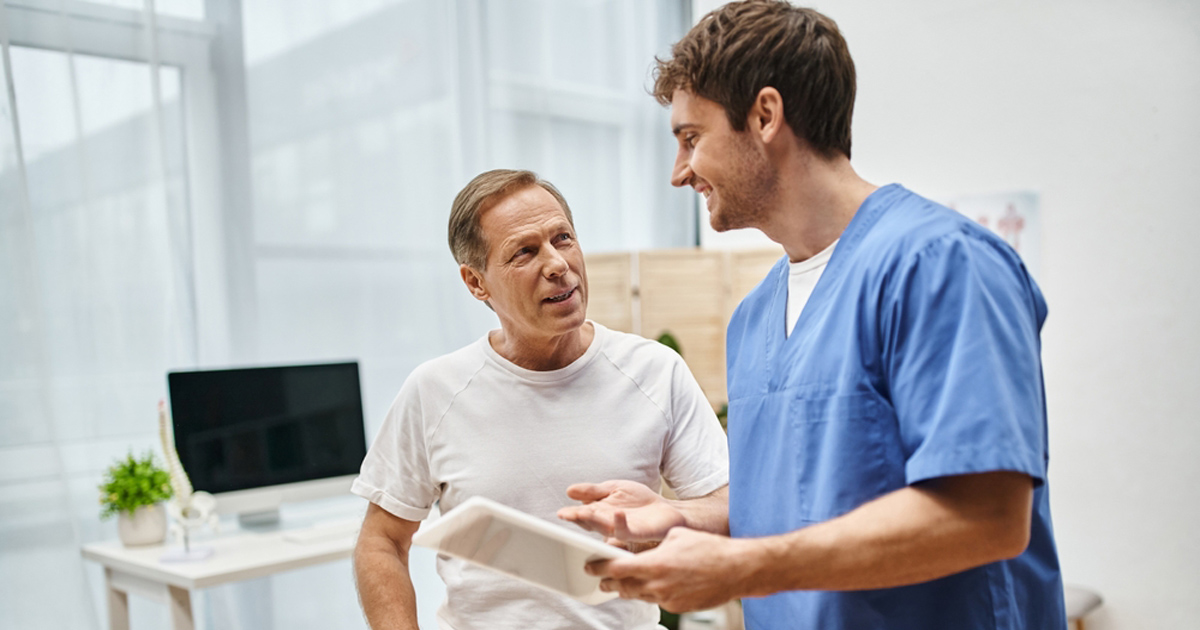 Stopping peptide therapy discussion with a healthcare provider